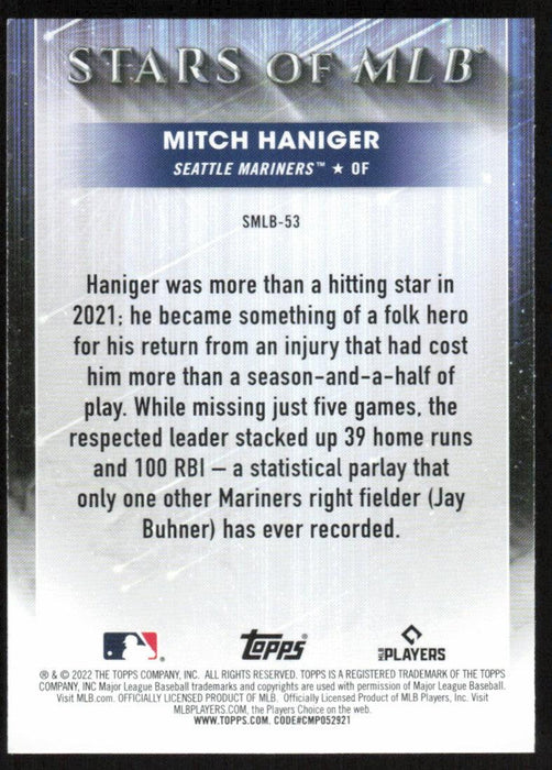 Mitch Haniger 2022 Topps Series 2 # SMLB-53 Stars of MLB Seattle Marin -  Collectible Craze America