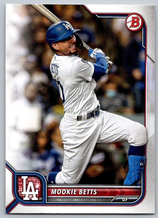 Mookie Betts 2022 Bowman # 25 Los Angeles Dodgers - Collectible Craze America