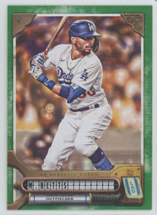 Mookie Betts 2022 Topps Gypsy Queen # 269 Green Border Los Angeles Dodgers - Collectible Craze America