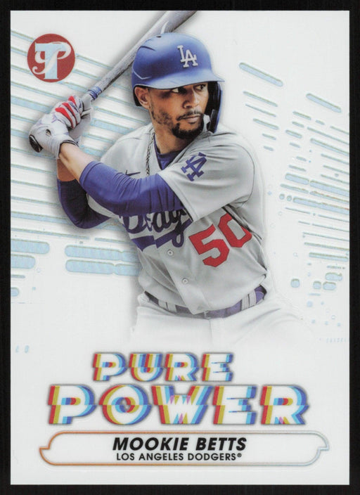 Mookie Betts 2022 Topps Pristine # PP-8 Pure Power Insert Los Angeles Dodgers - Collectible Craze America