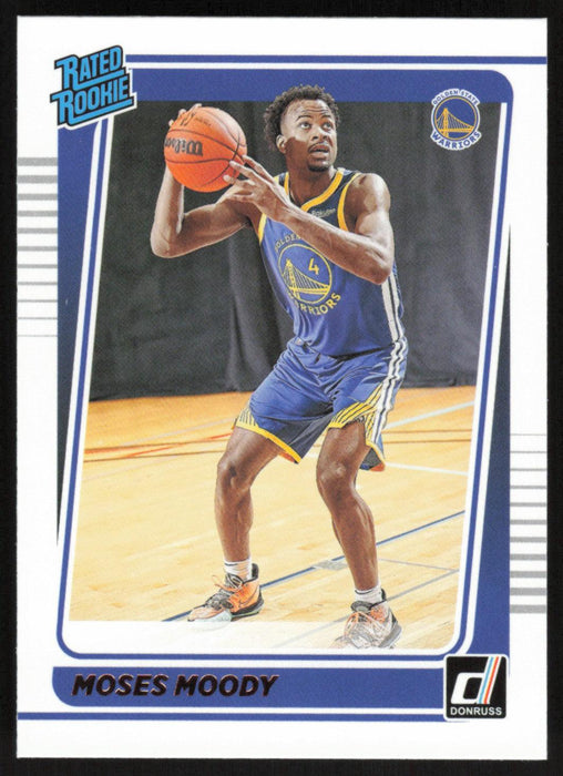 Moses Moody 2021 Donruss Rated Rookie # 234 RC Golden State Warriors - Collectible Craze America