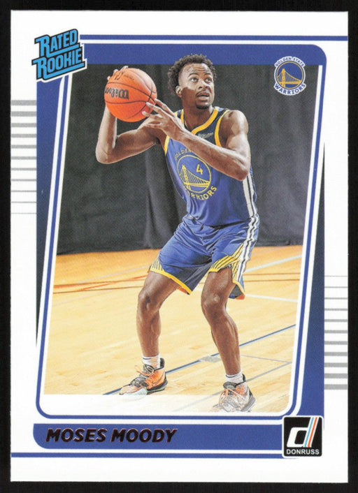 Moses Moody 2021 Donruss Rated Rookie # 234 RC Golden State Warriors - Collectible Craze America