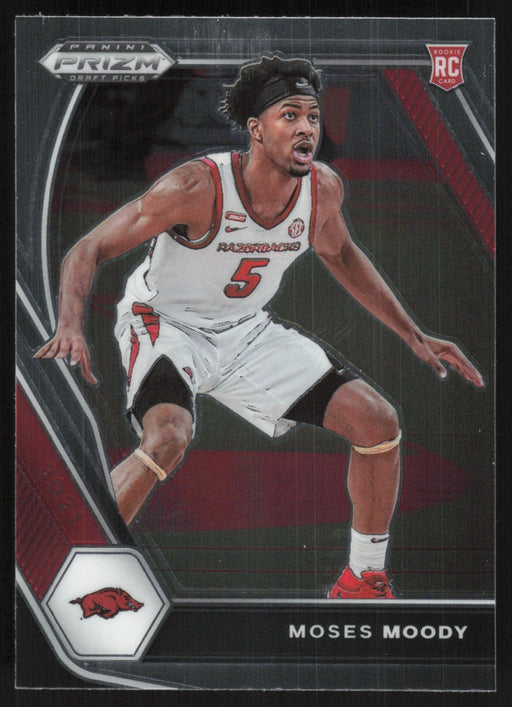 Moses Moody 2021 Panini Prizm Draft Picks # 11 RC Arkansas Razorbacks - Collectible Craze America