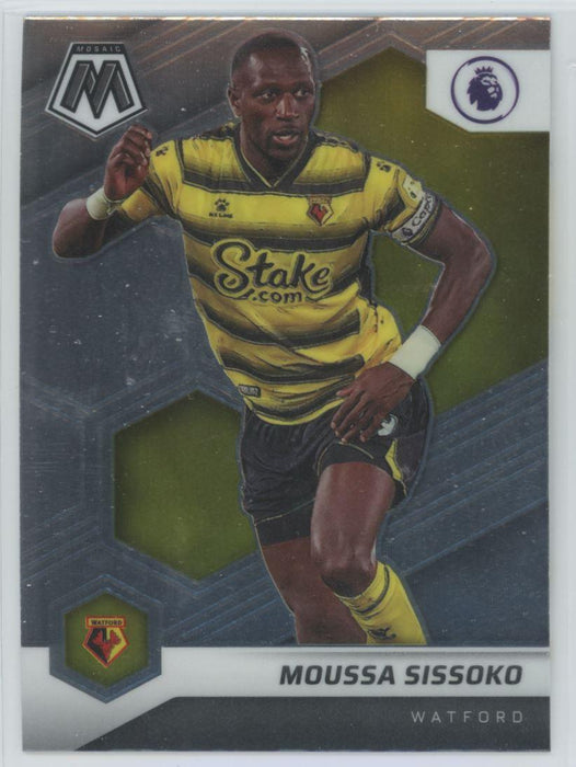 Moussa Sissoko 2021 Panini Mosaic Premier League # 102 Watford - Collectible Craze America