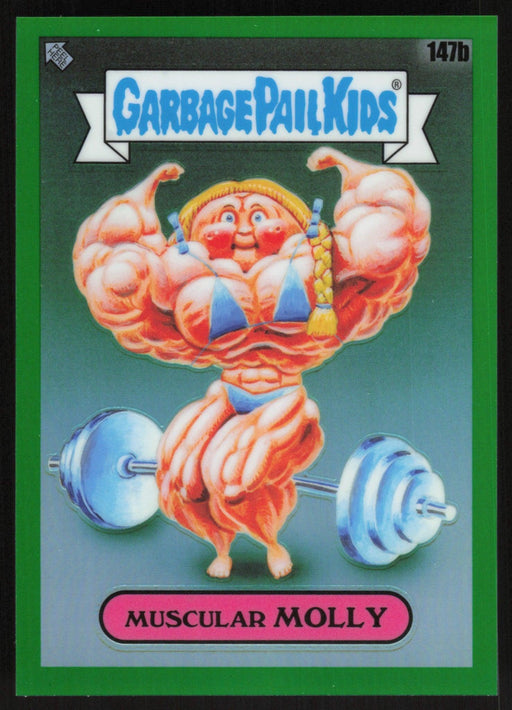 Muscular MOLLY 2021 Topps Chrome Garbage Pail Kids Original Series 4 # 147B Green Refractor 38/299 - Collectible Craze America