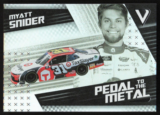 Myatt Snider 2022 Panini Chronicles Racing Pedal to the Metal # 11 - Collectible Craze America