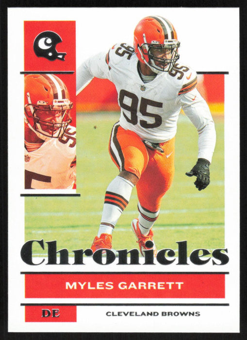 Myles Garrett 2021 Panini Chronicles # 25 Cleveland Browns Base - Collectible Craze America