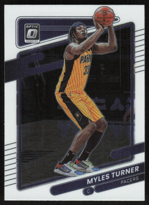 Myles Turner 2021 Panini Donruss Optic # 36 Indiana Pacers Base - Collectible Craze America