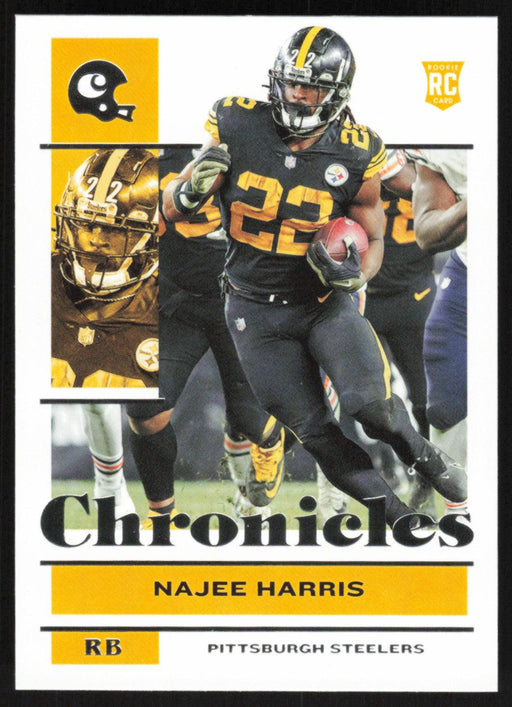 Najee Harris 2021 Panini Chronicles # 92 RC Pittsburgh Steelers Base - Collectible Craze America