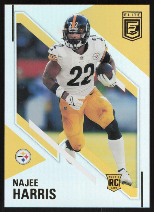 Najee Harris 2021 Panini Chronicles Elite # 186 RC Pittsburgh Steelers - Collectible Craze America