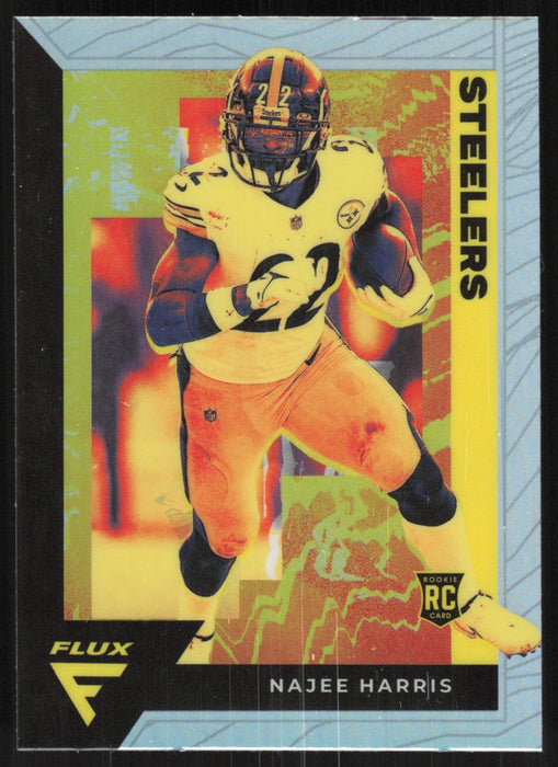 Najee Harris 2021 Panini Chronicles Flux Rookies Silver # FX-9 RC Pittsburgh Steelers - Collectible Craze America