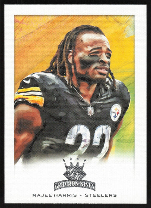 Najee Harris 2021 Panini Chronicles Gridiron Kings # GK-12 RC Pittsburgh Steelers - Collectible Craze America