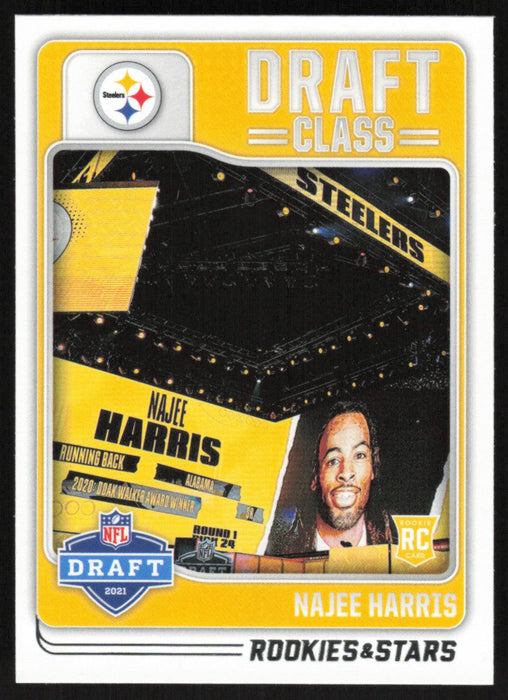 Najee Harris 2021 Panini Rookie & Stars # DC-12 RC Draft Class Pittsburgh Steelers - Collectible Craze America