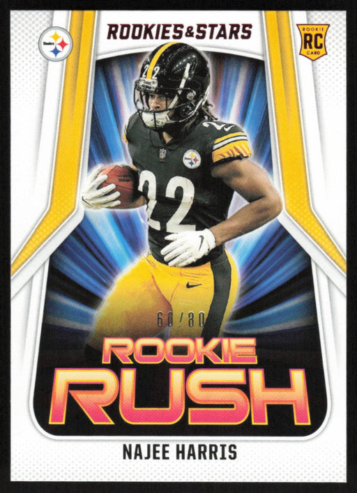 Najee Harris 2021 Panini Rookie & Stars # RR-12 RC Longevity 60/80 Pittsburgh Steelers - Collectible Craze America