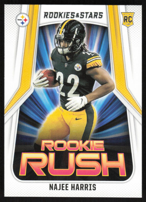 Najee Harris 2021 Panini Rookie & Stars # RR-12 RC Rookie Rush Pittsburgh Steelers - Collectible Craze America