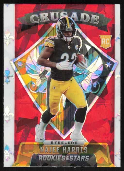 Najee Harris 2021 Panini Rookies & Stars # CR-28 RC Crusade Red Ice Pittsburgh Steelers - Collectible Craze America