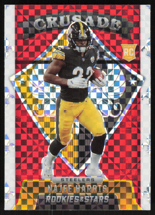 Najee Harris 2021 Panini Rookies & Stars # CR-28 RC Crusade Red Plaid Pittsburgh Steelers - Collectible Craze America