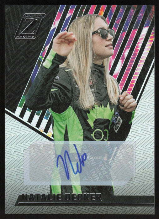 Natalie Decker 2022 Panini Chronicles Racing Zenith Racing # 13 Auto - Collectible Craze America