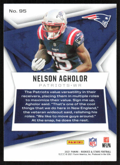 Nelson Agholor 2021 Panini Rookies & Stars # 95 New England Patriots Base - Collectible Craze America