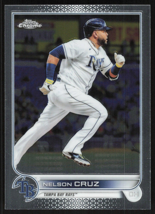 Nelson Cruz 2022 Topps Chrome Baseball # 71 Tampa Bay Rays Base - Collectible Craze America