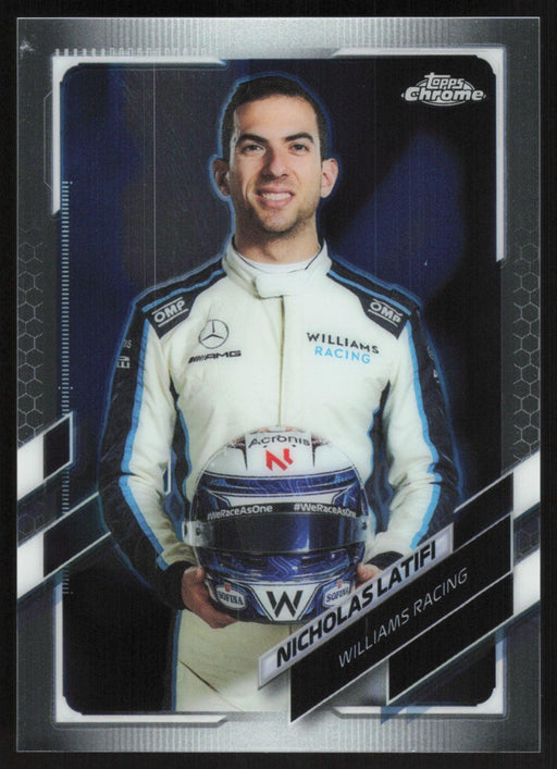 Nicholas Latifi 2021 Topps Chrome Formula 1 # 20 Williams Racing - Collectible Craze America