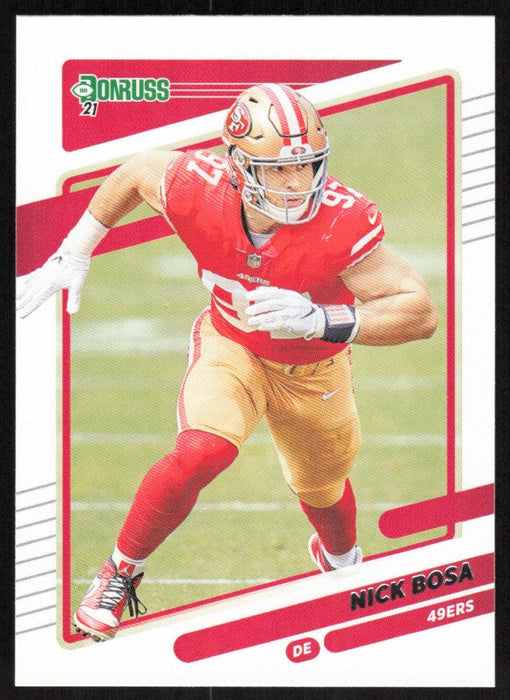 Nick Bosa 2021 Donruss Football # 56 San Francisco 49ers Base - Collectible Craze America