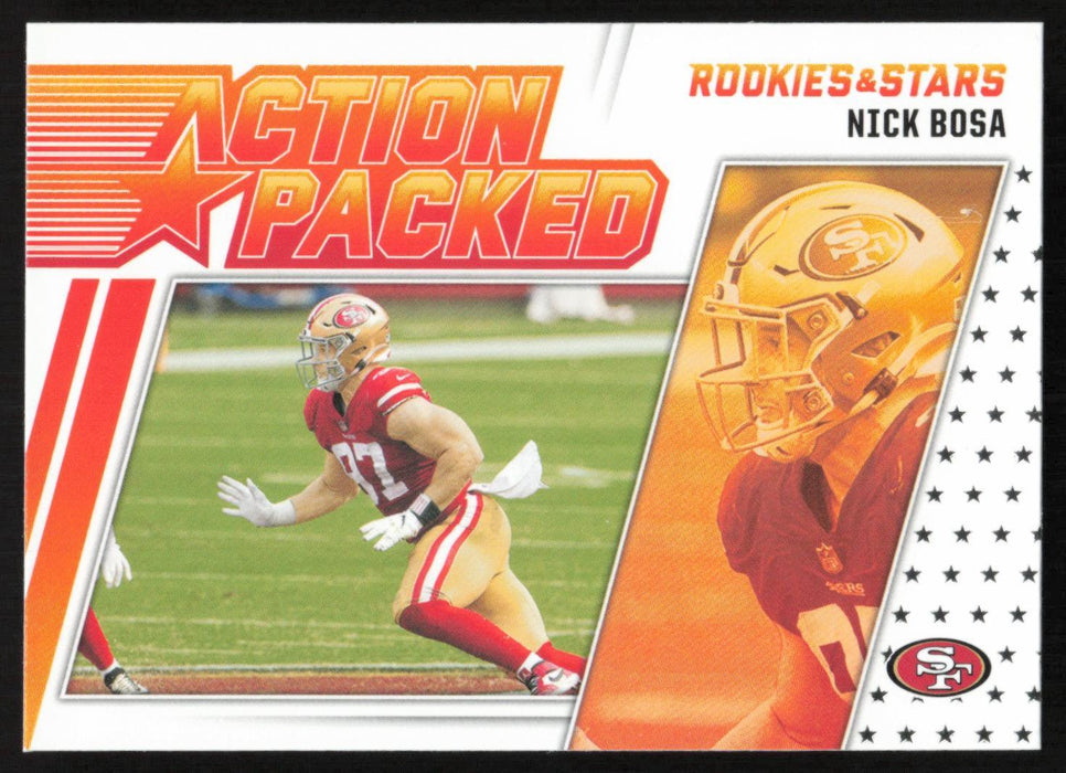 Nick Bosa 2021 Panini Rookie & Stars # AP-19 Action Packed San Francisco 49ers - Collectible Craze America