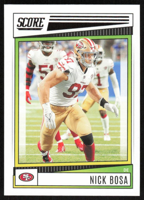 Nick Bosa 2022 Panini Score Football # 169 Base San Francisco 49ers - Collectible Craze America