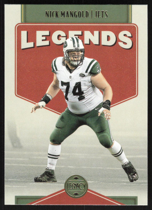 Nick Mangold 2022 Panini Legacy Legends # 139 New York Jets Base - Collectible Craze America