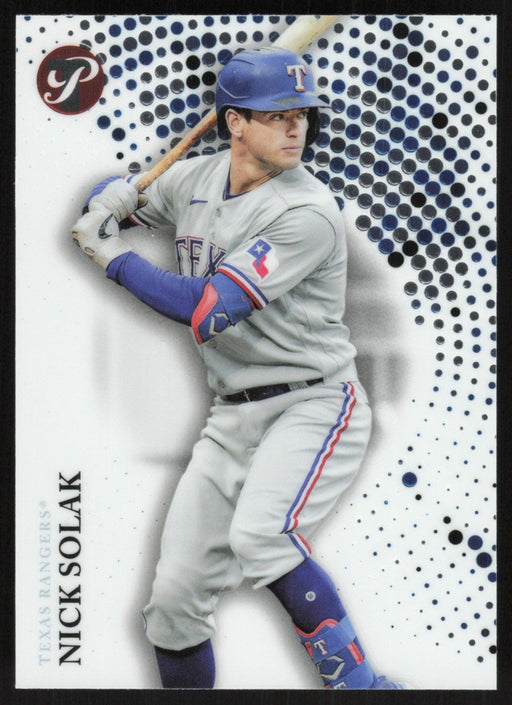 Nick Solak 2022 Topps Pristine Baseball # 161 Texas Rangers - Collectible Craze America