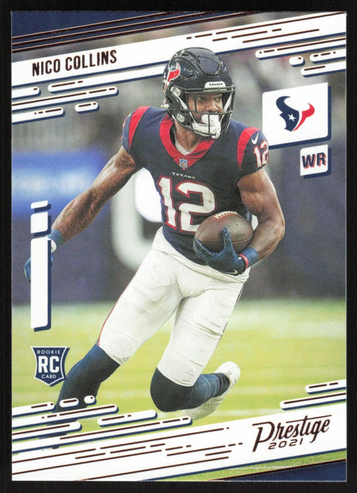 Nico Collins 2021 Panini Chronicles Prestige # 237 RC Houston Texans - Collectible Craze America