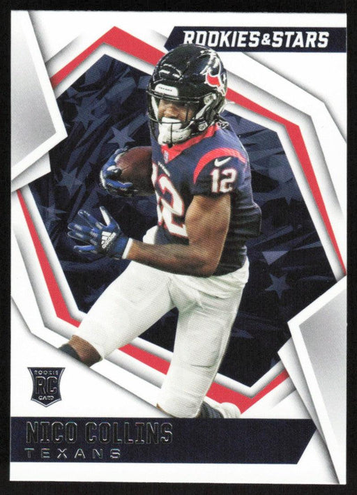 Nico Collins 2021 Panini Rookies & Stars # 130 RC Houston Texans Base - Collectible Craze America