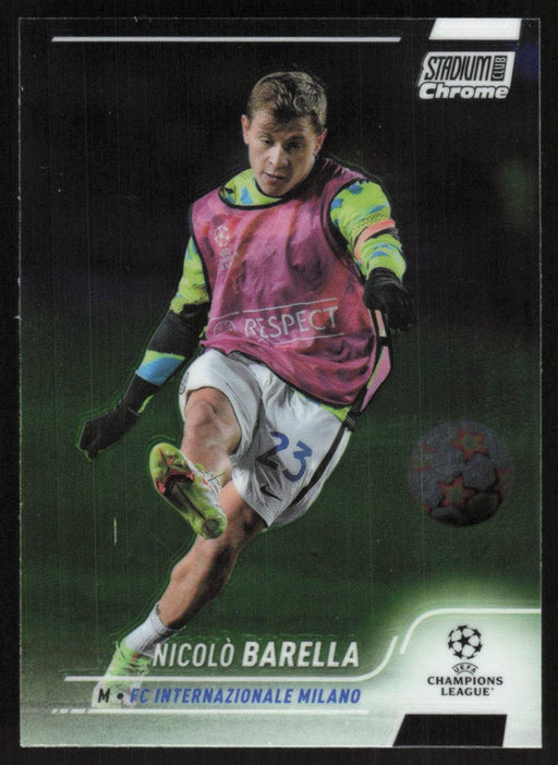 Nicolo Barella 2021 Topps Stadium Club Chrome UEFA Champions League # 23 FC Internazionale Milano Base - Collectible Craze America