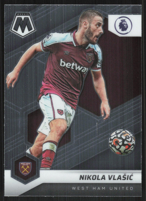 Nikola Vlasic 2021 Panini Mosaic Premier League # 86 West Ham United Base - Collectible Craze America