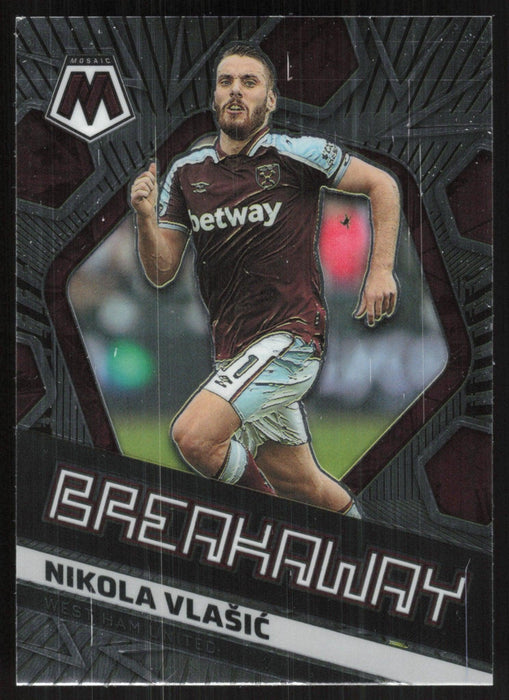 Nikola Vlasic 2021 Panini Mosaic Premier League # 9 Breakaway West Ham United - Collectible Craze America