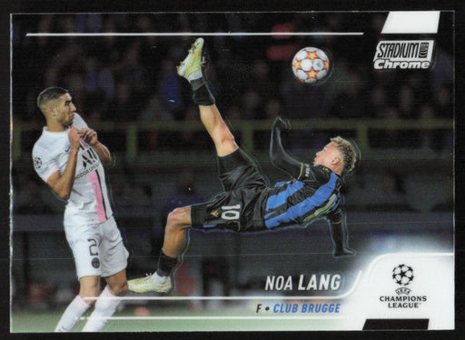 Noa Lang 2021 Topps Stadium Club Chrome UEFA Champions League # 65 Club Brugge Base - Collectible Craze America