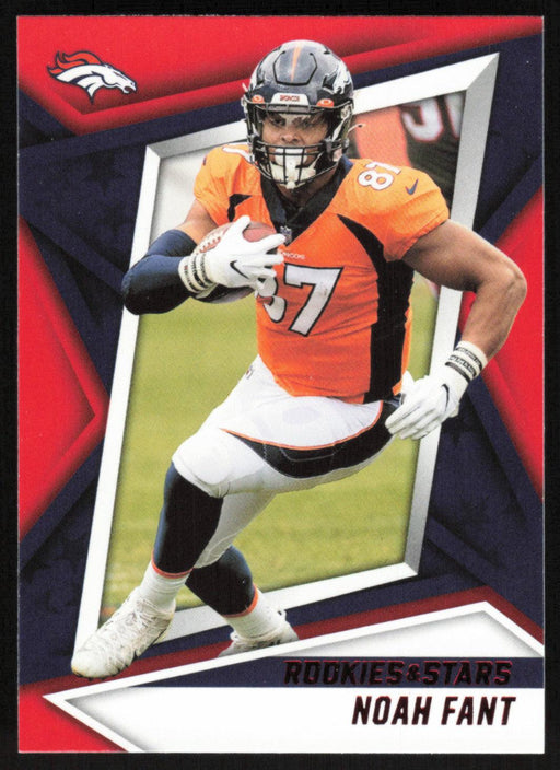 Noah Fant 2021 Panini Rookie & Stars # 66 Red Denver Broncos - Collectible Craze America