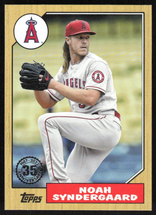 Noah Syndergaard 2022 Topps Series 2 # 87TB-26 1987 Topps Baseball Los Angeles Angels - Collectible Craze America