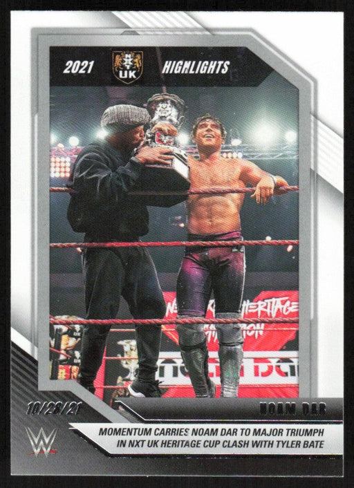 Noam Dar 2022 Panini WWE NXT # 49 2021 NXT Highlights NXT UK - Collectible Craze America