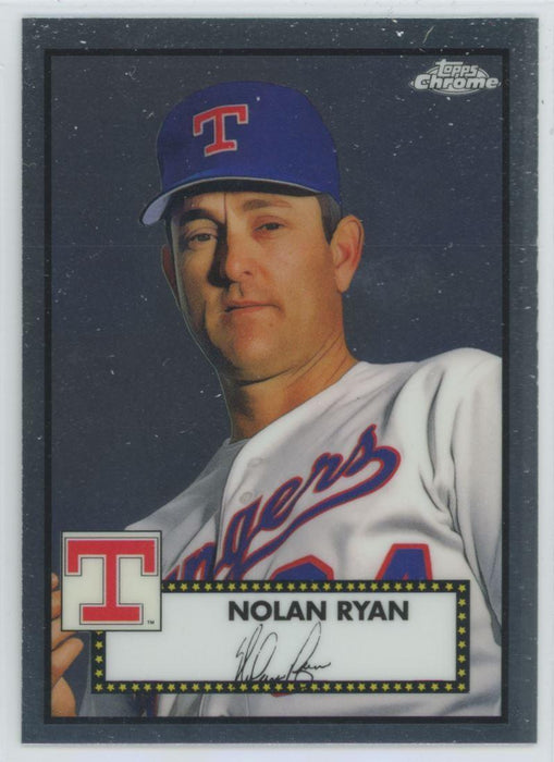 Nolan Ryan 2021 Topps Chrome Platinum Anniversary # 606 Texas Rangers - Collectible Craze America