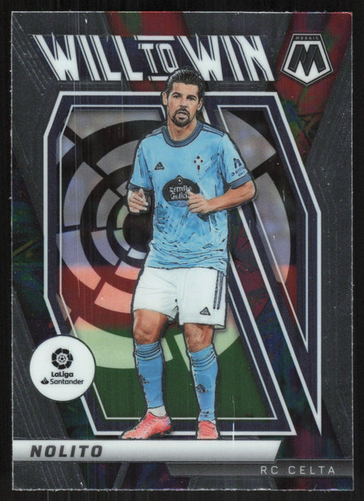 Nolito 2021 Panini Mosaic La Liga # 20 Will to Win RC Celta - Collectible Craze America