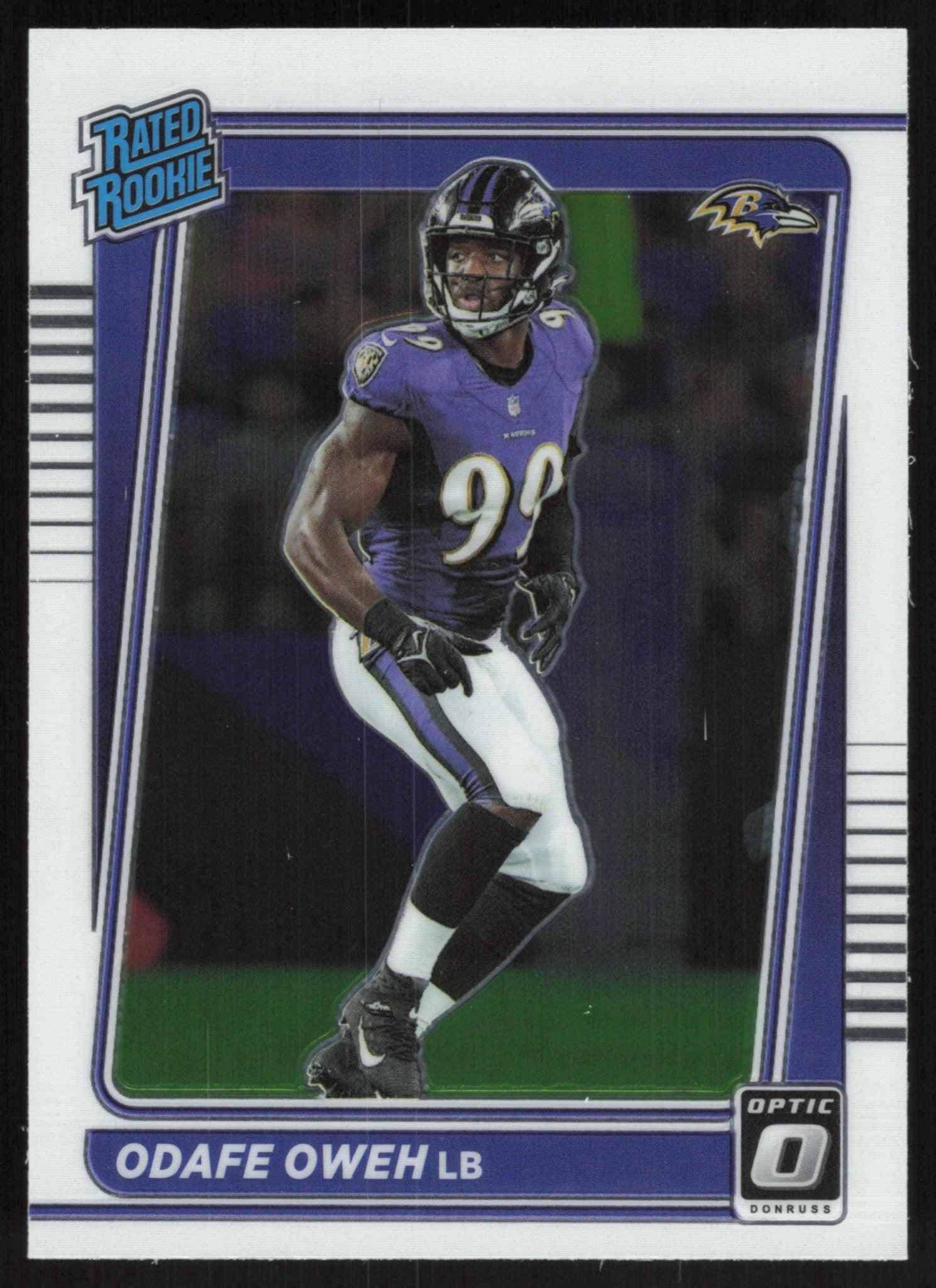 Odafe Oweh 2021 Donruss Optic Rated Rooke # 258 RC Baltimore Ravens Ba -  Collectible Craze America