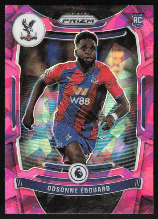 Odsonne Edouard 2021 Panini Prizm Premier League # 294 RC Pink Ice Crystal Palace - Collectible Craze America