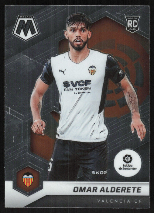 Omar Alderete 2021 Panini Mosaic La Liga # 194 RC Valencia CF Base - Collectible Craze America