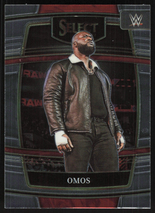 Omos 2022 Panini Select WWE # 74 Raw Concourse Base - Collectible Craze America