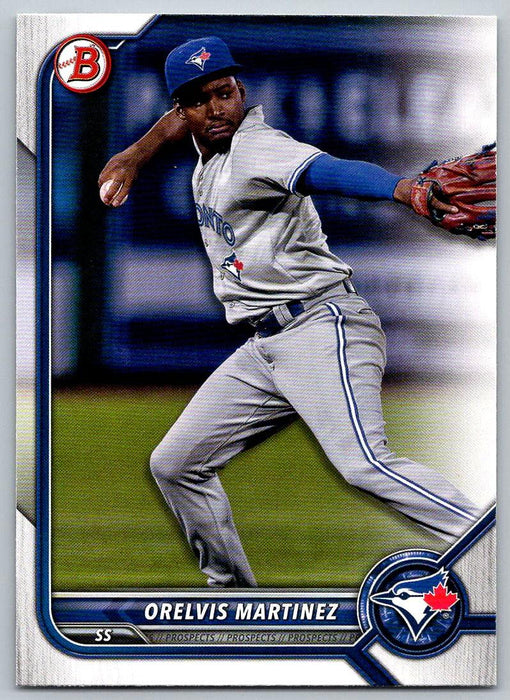 Orelvis Martinez 2022 Bowman Prospects # BP-104 Toronto Blue Jays - Collectible Craze America