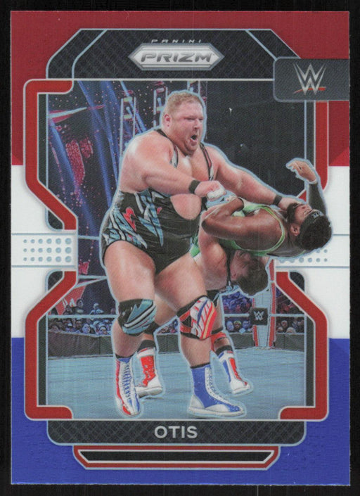 Otis 2022 Panini Prizm WWE # 179 Red White Blue Prizm Raw - Collectible Craze America