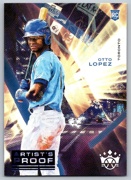 Otto Lopez 2022 Panini Diamond Kings # 86 RC Artist Proof Blue Toronto Blue Jays - Collectible Craze America