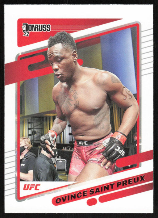 Ovince Saint Preux 2022 Panini Donruss UFC Base # 120 Light Heavyweight - Collectible Craze America