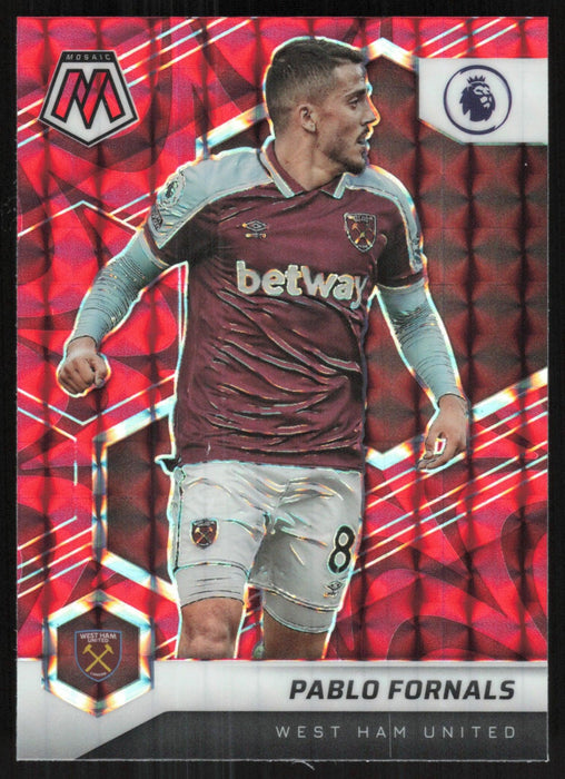 Pablo Fornals 2021 Panini Mosaic Premier League # 87 Red Prizm West Ham United - Collectible Craze America